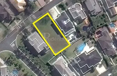 Terreno plano com 717 m2 à venda, residencial parati, alphaville graciosa