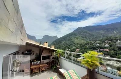 Apartamento cobertura triplex em são conrado  -  rio de janeiro