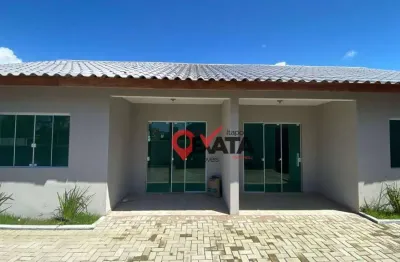 Casa com 2 dormitórios à venda, 54 m² por r$ 249.900,00 - jardim perola do atlântico - itapoá/sc