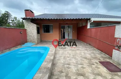 Casa com 3 dormitórios à venda, 65 m² por r$ 385.000,00 - praia das palmeiras - itapoá/sc