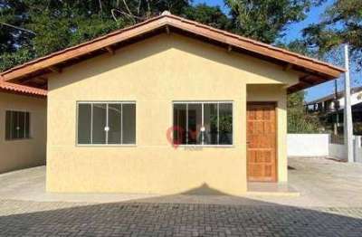 Casa com 2 dormitórios para alugar, 42 m² por r$ 1.250,00/mês - farol do itapoá ii - itapoá/sc
