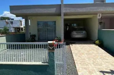 Casa com 2 dormitórios à venda, 126 m² por r$ 520.000,00 - praia das palmeiras - itapoá/sc