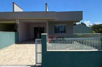 Casa com 2 dormitórios à venda, 86 m² por r$ 460.000,00 - praia das palmeiras - itapoá/sc