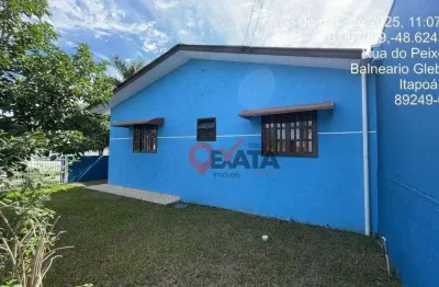 Casa com 2 dormitórios à venda, 61 m² por r$ 265.000,00 - itapema do norte gleba ii - itapoá/sc