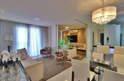 Apartamento frente mar, 2 dormitórios sendo 1 suíte, 2 vagas, área de lazer, astúrias, guarujá/sp