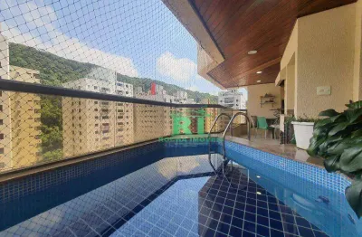 Apartamento com 3 suítes,  piscina privativa, 2 vagas, praia das pitangueiras - guarujá/sp