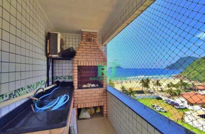 Cobertura vista mar, praia do tombo, 3 suítes + 1 dormitório, 2 vagas, guarujá.