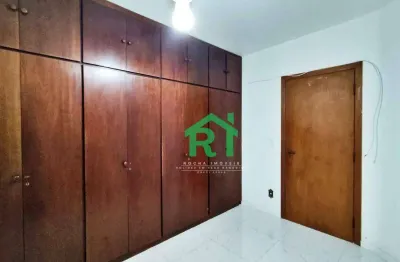 Apartamento com sacada, 3 suítes, 1 vaga, piscina, churrasqueira, jardim astúrias, guarujá/sp