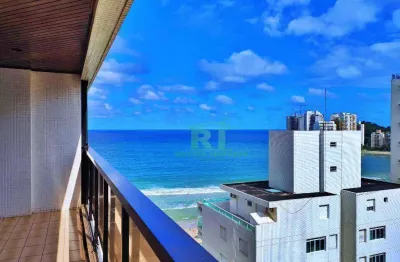 Apartamento vista mar, 3 dormitórios (1 suíte), 1 vaga, lazer, praia das astúrias - guarujá/sp