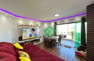 Apartamento reformado, 3 dormitórios (2 suítes), 1 vaga, área de lazer, jardim astúrias, guarujá/sp