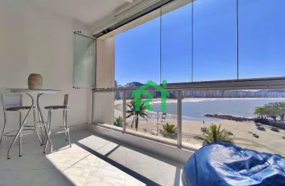 Apartamento com 3 dormitórios à venda, 112 m² por r$ 1.250.000,00 - jardim astúrias - guarujá/sp