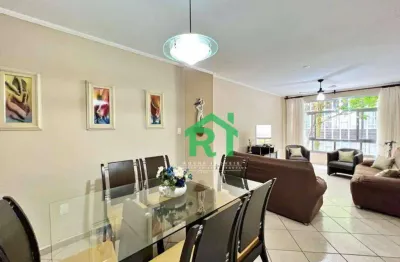 Apartamento com 3 dormitórios,  praia das pitangueiras - guarujá/sp