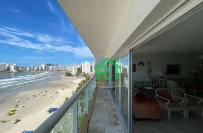 Apartamento com 4 dormitórios à venda, 246 m² por r$ 1.900.000,00 - pitangueiras - guarujá/sp