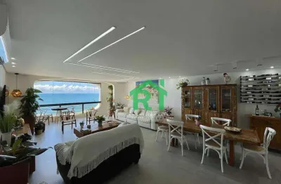 Apartamento frente mar com 4 quartos (4 suítes), 2 vagas e lazer à venda em Jardim Astúrias, Guarujá | Rocha Imóveis Guarujá