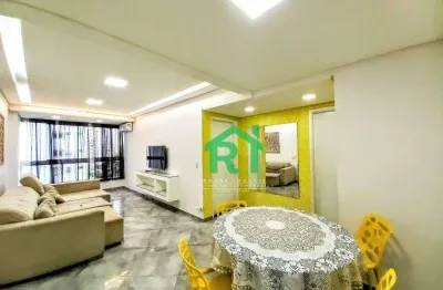 Apartamento com 2 dormitórios à venda, 75 m² por r$ 590.000,00 - jardim astúrias - guarujá/sp