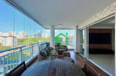 Apartamento com 3 dormitórios (1 suíte), 2 vagas, lazer, jardim astúrias - guarujá/sp