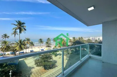 Apartamento frente mar, reformado, 3 dormitórios (1 suíte), 1 vaga, pitangueiras, guarujá/sp