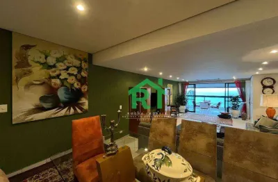 Apartamento frente mar, 3 dormitórios (3 suítes), 2 vagas, lazer, pitangueiras, guarujá/sp
