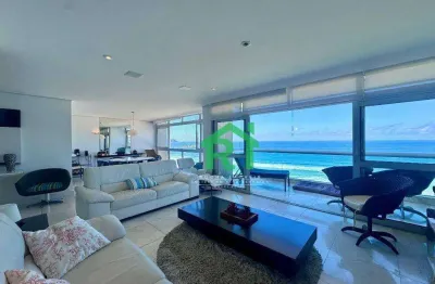 Apartamento com 4 dormitórios, 200 m² - venda por r$ 2.100.000,00 ou aluguel por r$ 11.500,02/mês - pitangueiras - guarujá/sp