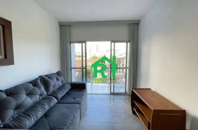 Apartamento com 2 dormitórios para alugar, 70 m² por r$ 3.000,00/mês - jardim astúrias - guarujá/sp