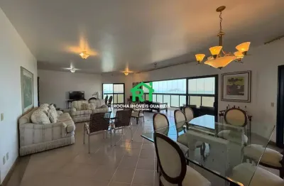 Apartamento em frente ao mar para alugar em praia das astúrias, guarujá/sp, 4 suítes, lazer completo, 3 vagas