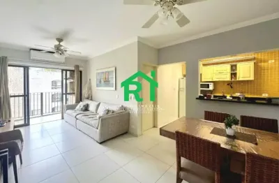 Apartamento para alugar em praia do tombo, guarujá/sp, 2 dormitórios, 1 vaga, lazer, próximo a praia
