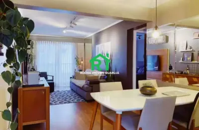 Apartamento para alugar em praia das pitangueiras, guarujá/sp, 2 dormitórios, reformado, 1 vaga