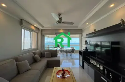 Apartamento para alugar em praia das astúrias, guarujá/sp, 4 suítes, frente mar, lazer, 2 vagas