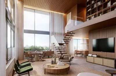 Apartamento duplex de 268 m² á venda no jardim paulista; são 3 suítes e 4 vagas de garagem na alameda lorena