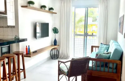 Apartamento mobiliado na praia grande - todo reformado - 2 quadras da praia