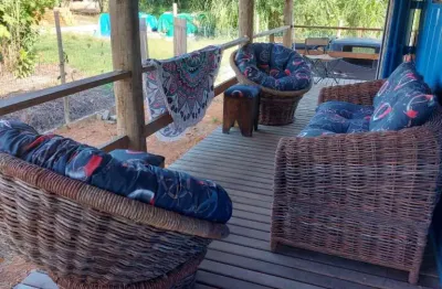 Casa conteiner tiny-house com 2 dormitórios no ubatumirim.