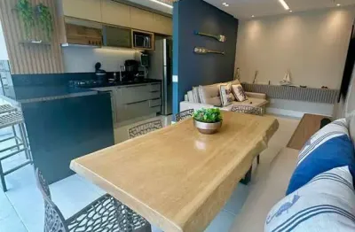 Apartamento dois dormitórios toninhas mobiliado e decorado