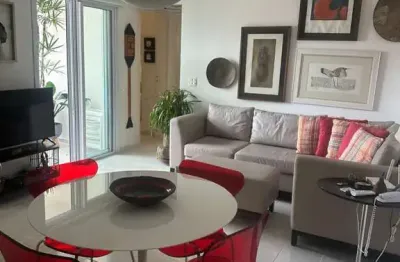 Apartamento mobiliado com 2 dormitórios, 57m² no condomínio wembley tênis em ubatuba - sp