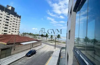 Apartamento vista lateral com 2 dorms, real, praia grande