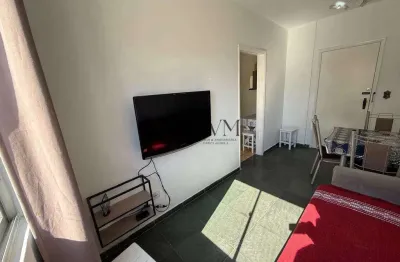 Apartamento com 1 quarto, guilhermina, praia grande -