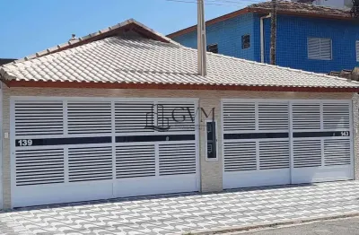 Casa com 2 quartos, balneário maracanã, praia grande -