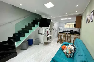 Casa de condomínio com 2 quartos, tupi, praia grande -