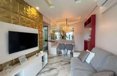 Apartamento mobiliado com 2 quartos á venda na Guilhermina em Praia Grande