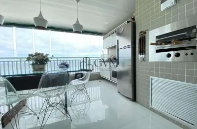 Frente Mar na Aviação: 3 Dorms, 2 Suítes, Área Gourmet e Lazer na Cobertura