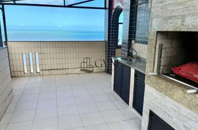 Cobertura frente ao mar com 3 quartos á venda na Guilhermina em Praia Grande