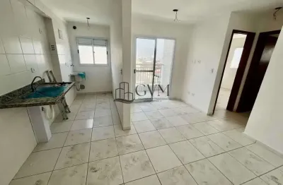 Apartamento de 2 dormitórios para locação,  na Aviação, Praia Grande, SP.