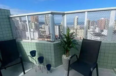 Cobertura em condomínio à Venda em Vila Guilhermina, Praia Grande - SP