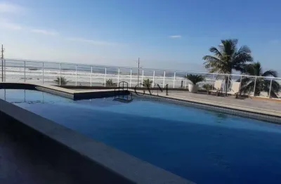 Apto frente mar 1 dorm 1 suíte caiçara pg - r$ 397 mil, cod: 28