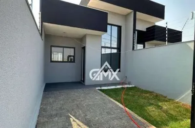 Casa com 3 dormitórios à venda, 82 m² por r$ 360.000 - jardim portal de itamaracá - londrina/pr