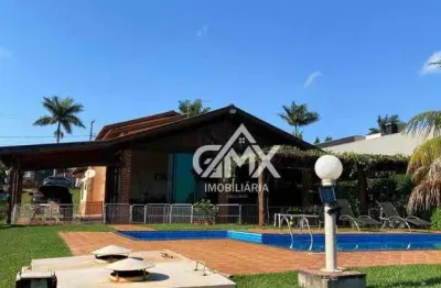 Chácara com 4 dormitórios à venda, 2632 m² por r$ 1.050.000 - riviera do poente - alvorada do sul/pr