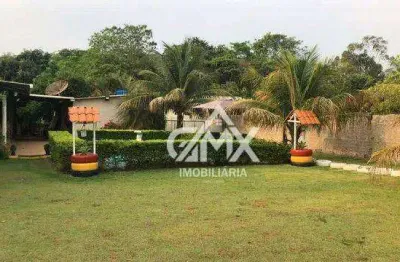 Chácara com 4 dormitórios à venda, 1202 m² por r$ 450.000,00 - rural - alvorada do sul/pr