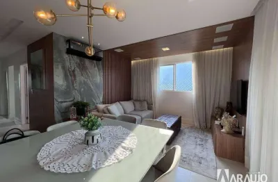 Apartamento mobiliado com 1 suíte + 2 dormitórios no bairro fazenda em itajaí