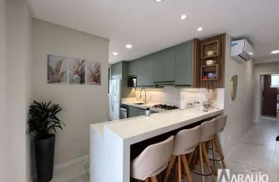 Apartamento semi mobiliado com 1 suíte e 1 dormitório no centro de itajaí