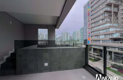 Apartamento vista parcial mar com 3 suítes na praia brava em itajaí