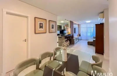Apartamento semi mobiliado com 1 suíte e 2 dormitórios no centro de itajaí